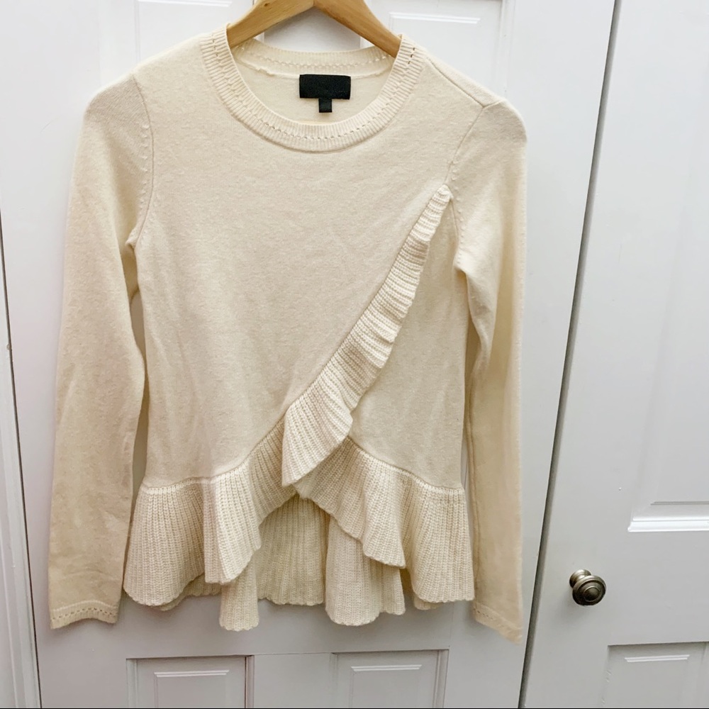 Intermix Carey Ruffle Sweater - Picture 3 of 7